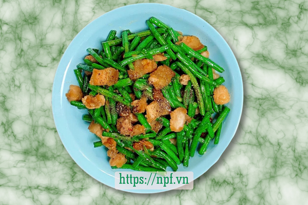 Đậu đũa xào thịt