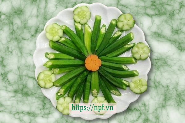 Đậu bắp luộc