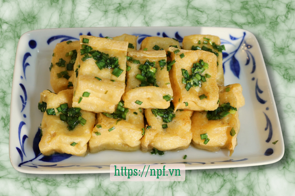 Đậu rán tẩm hành Đậu rán tẩm hành