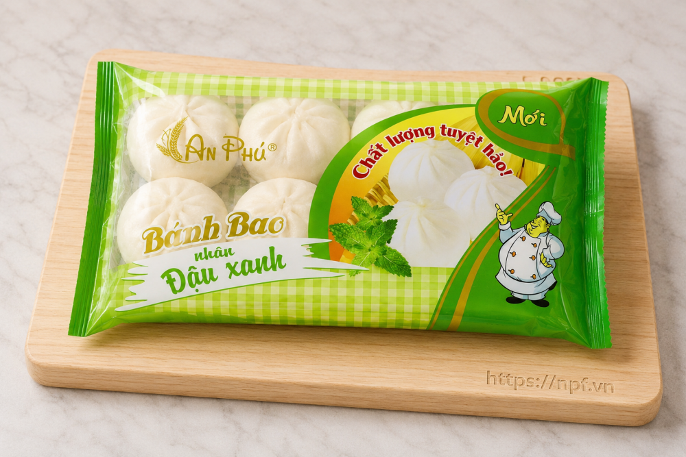 Bánh bao chay nhân đậu xanh An Phú
