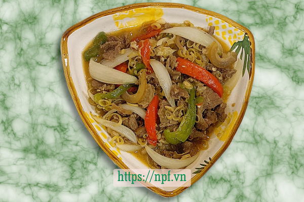 Bê xào sả ớt