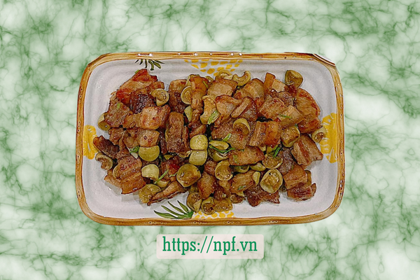 Ba chỉ xào cà muối Ba chỉ xào cà muối