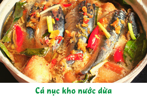 Cá nục kho nước dừa Cá nục kho nước dừa