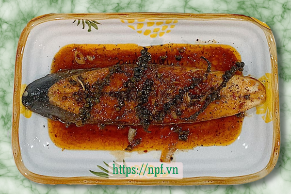 Cá thu kho tiêu Cá thu kho tiêu