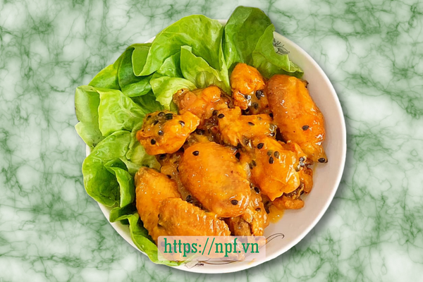 Cánh gà sốt chanh leo Cánh gà sốt chanh leo