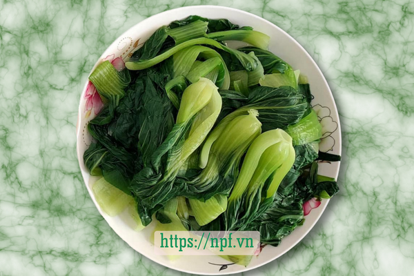 Cải chíp luộc Cải chíp luộc