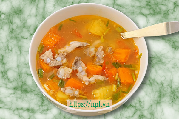 Canh khoai sườn sụn Canh khoai sườn sụn
