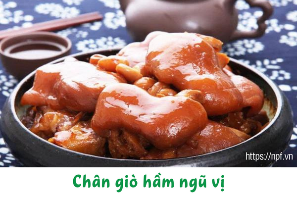 Chân giò hầm ngũ vị Chân giò hầm ngũ vị