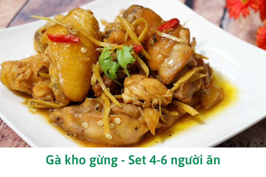 Gà kho gừng Gà kho gừng