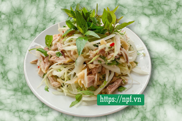 Nộm gà hành tây chua ngọt Nộm gà hành tây chua ngọt