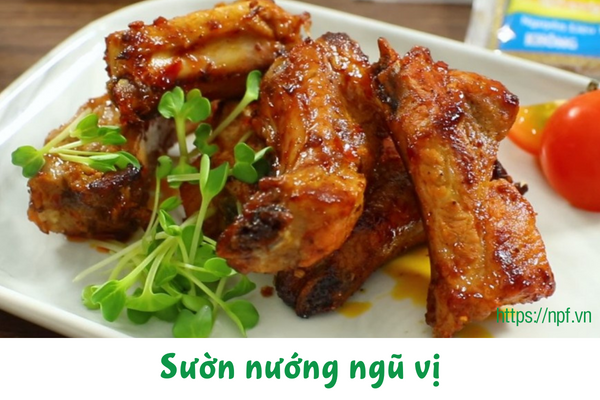 Sườn nướng ngũ vị Sườn nướng ngũ vị