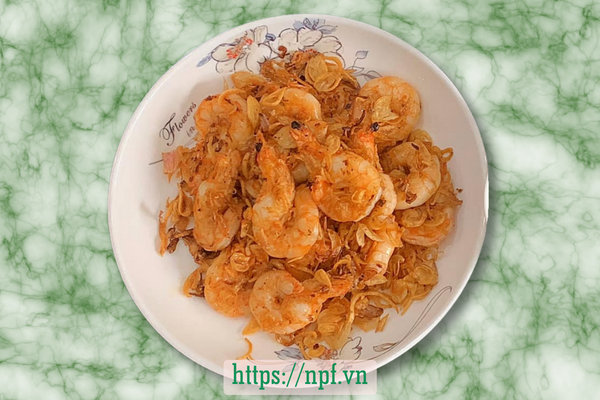 Tôm rang hành khô