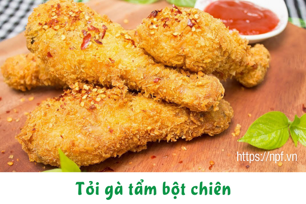 Tỏi gà tẩm bột chiên Tỏi gà tẩm bột chiên