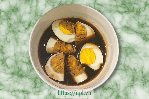 Trứng dầm nước tương Trứng dầm nước tương