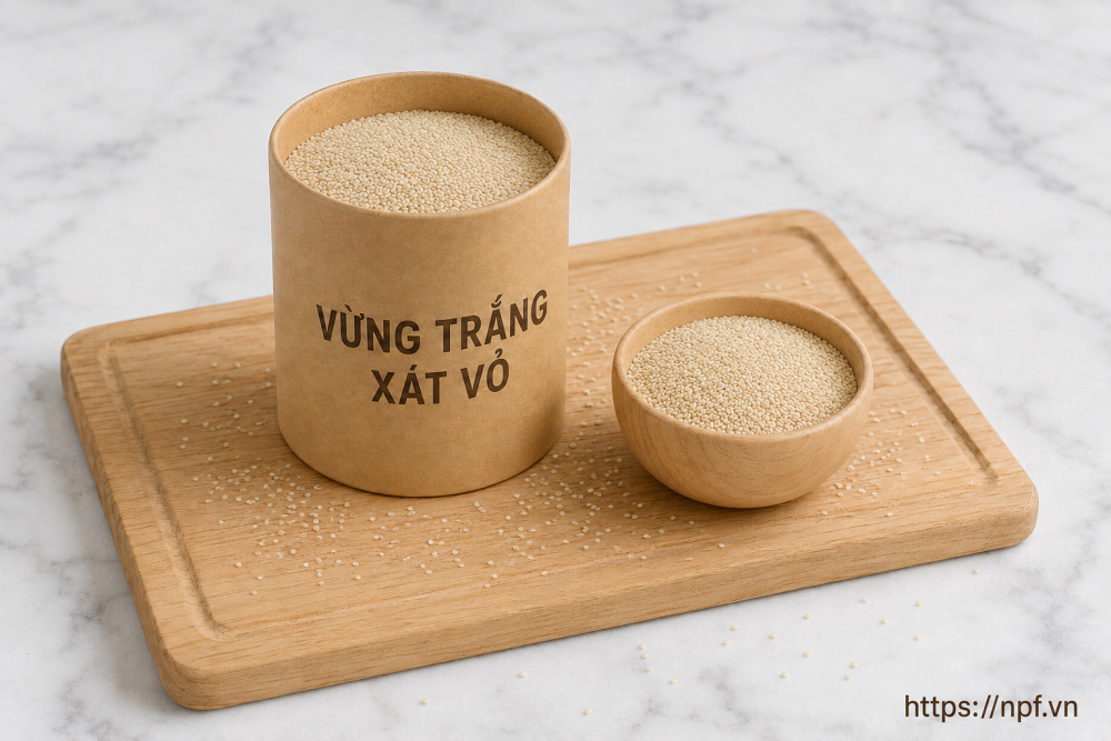 Vừng trắng xát vỏ Vừng trắng xát vỏ