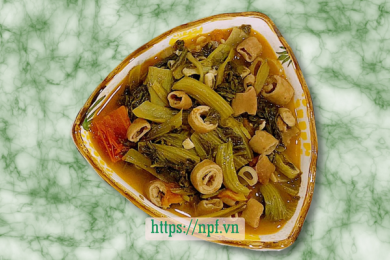Nõn đuôi xào dưa chua3