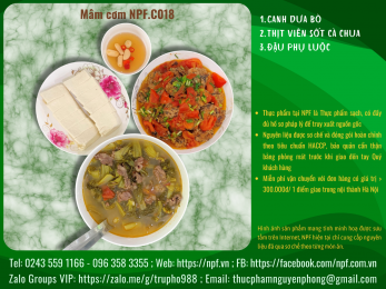 Mâm cơm NPF.C018