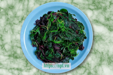 Rau dền luộc 2
